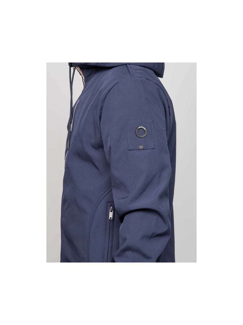 Cazadora con capucha ZOSHELL Azul marino - Kiabi