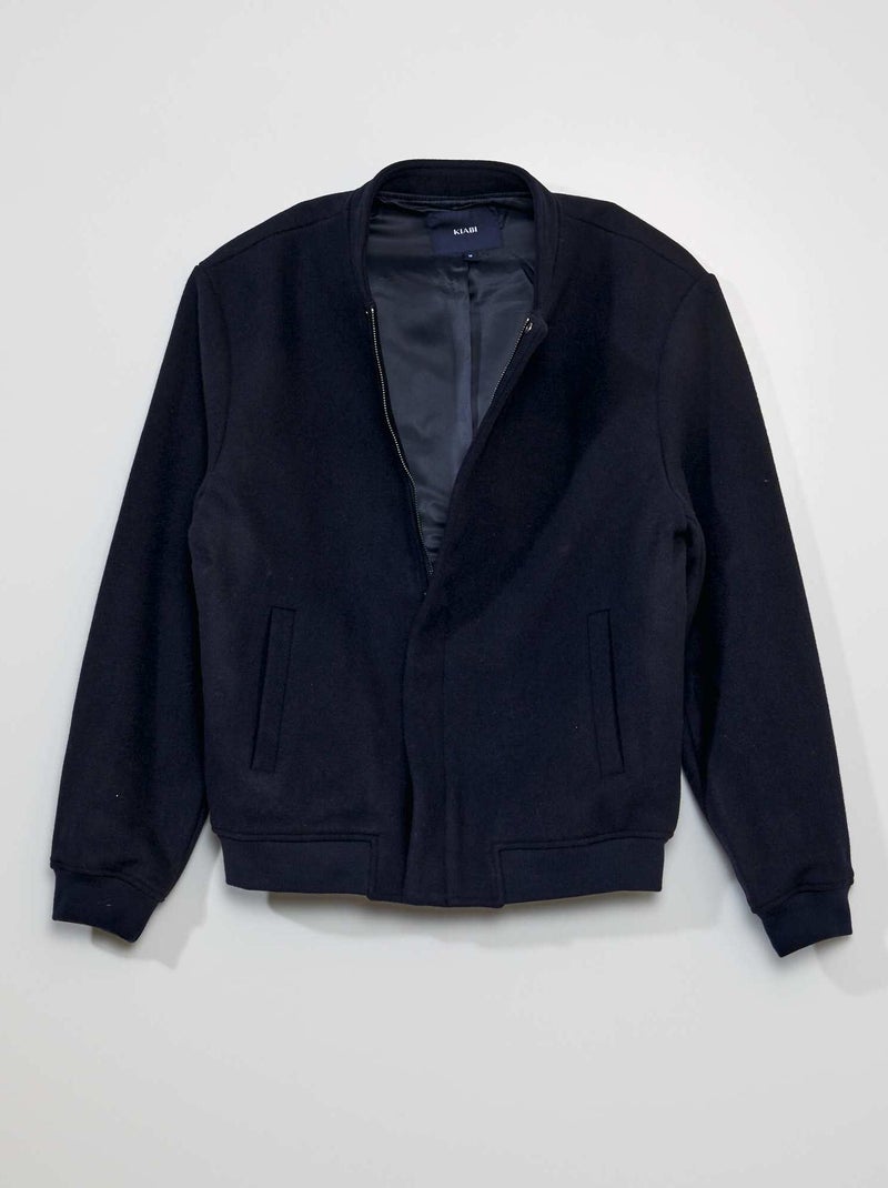 Cazadora con lana AZUL - Kiabi
