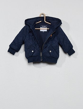 Cazadora con pespuntes de rombos - Kiabi