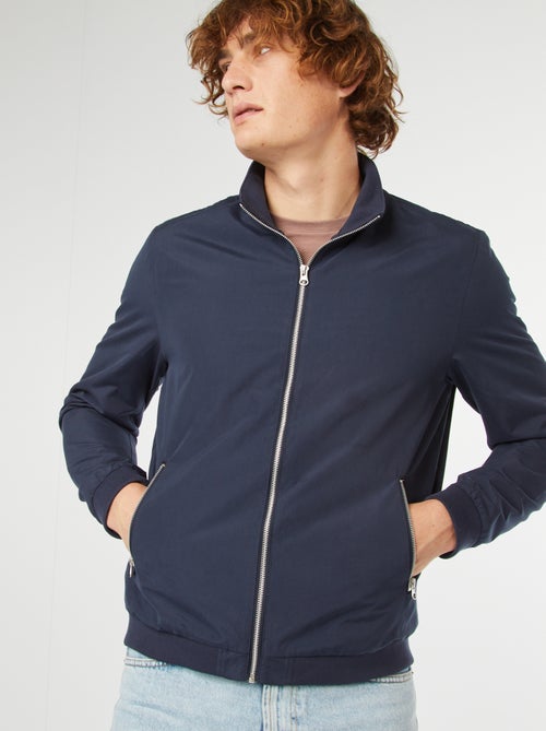 Cazadora corta lisa con cremallera 'Produkt' - Kiabi