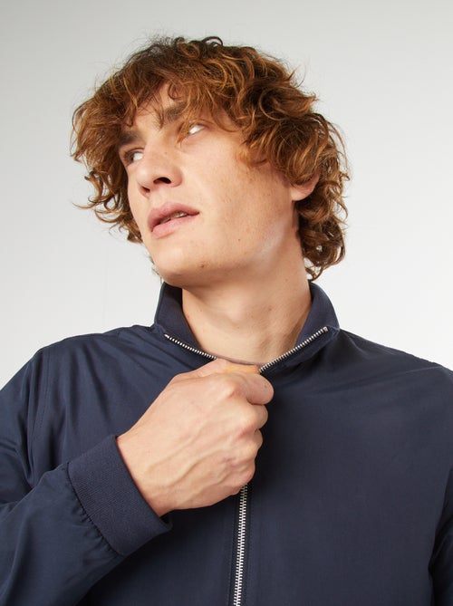 Cazadora corta lisa con cremallera 'Produkt' - Kiabi