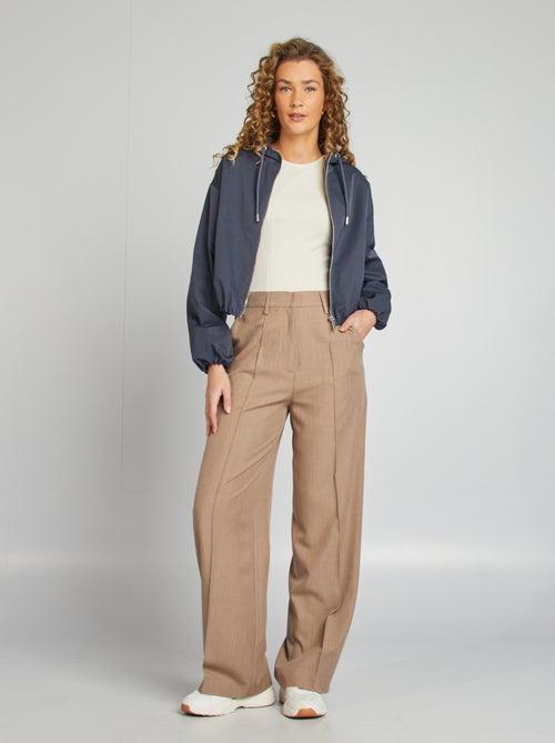 Cazadora corta oversize - Kiabi