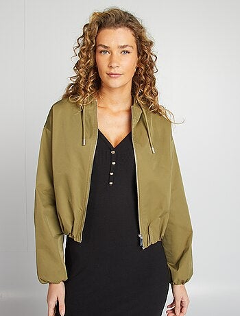Cazadora corta oversize