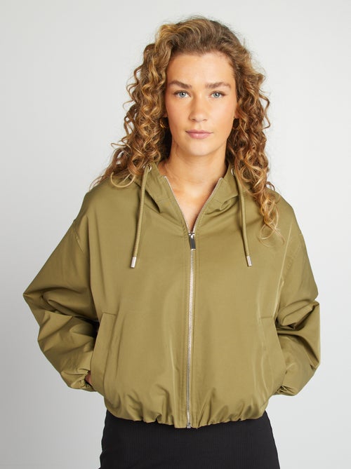 Cazadora corta oversize - Kiabi