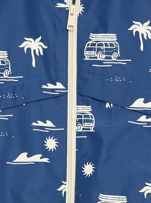 Cazadora cortavientos con capucha - Kiabi