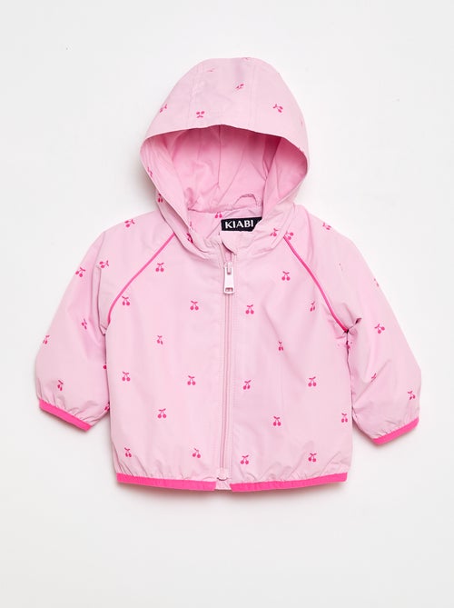 Cazadora cortavientos con capucha - Kiabi