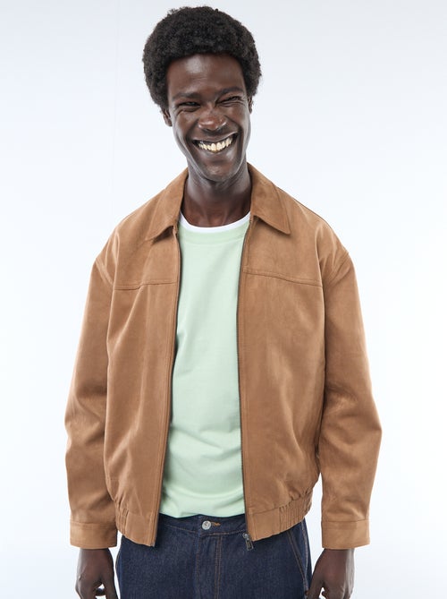 Cazadora de ante sintético - Kiabi