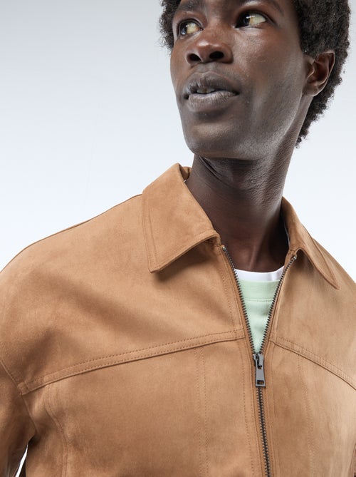 Cazadora de ante sintético - Kiabi