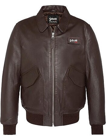 Cazadora de Cuero para Hombre Schott