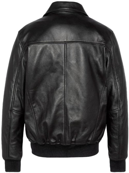 Cazadora de Cuero para Hombre Schott - Kiabi