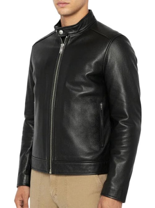 Cazadora de Cuero para Hombre Schott - Kiabi