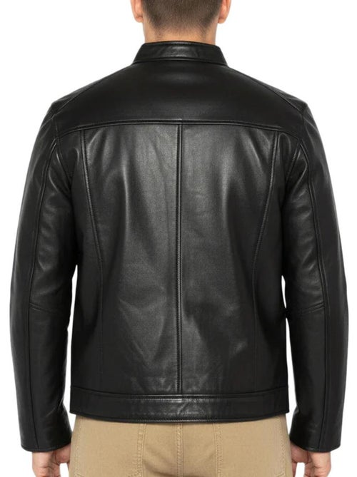 Cazadora de Cuero para Hombre Schott - Kiabi