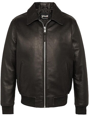 Cazadora de Cuero Schott para Hombre