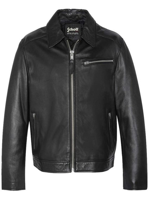 Cazadora de Cuero Schott para Hombre - Kiabi Cazadora de Cuero Schott para Hombre - Kiabi