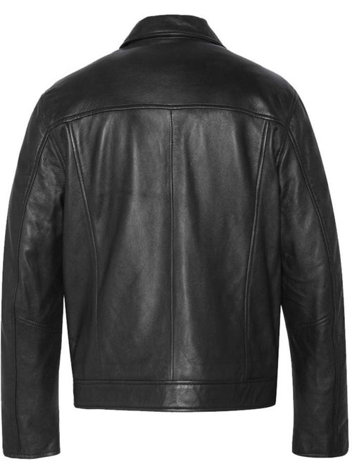 Cazadora de Cuero Schott para Hombre - Kiabi Cazadora de Cuero Schott para Hombre - Kiabi