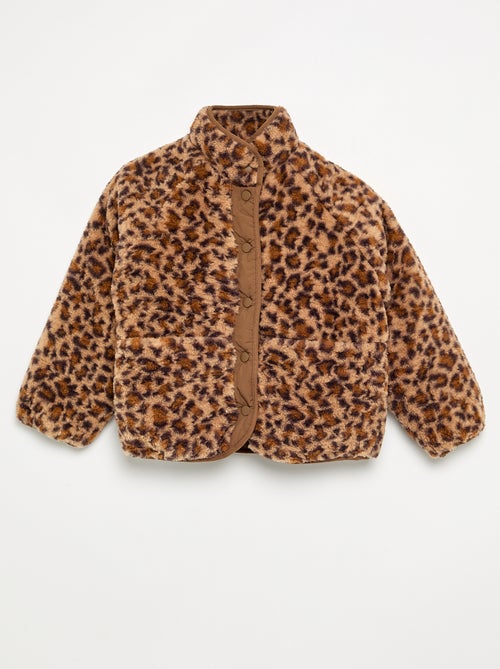 Cazadora de pelo sintético 'leopardo' - Kiabi Cazadora de pelo sintético 'leopardo' - Kiabi