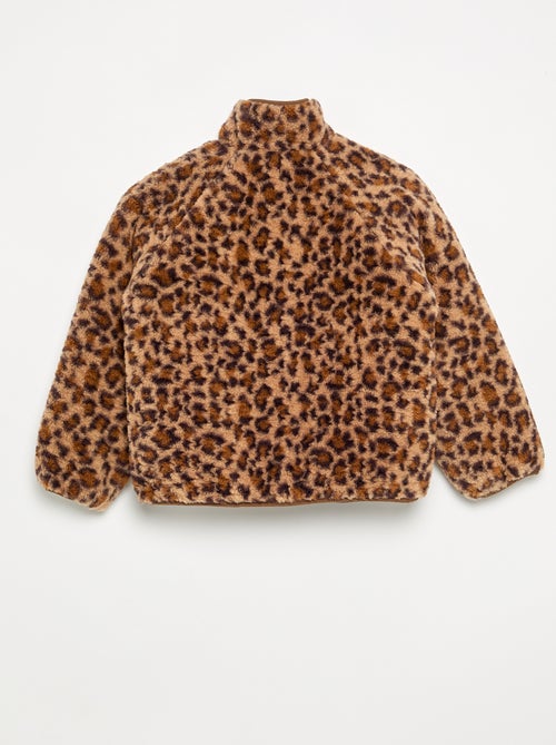 Cazadora de pelo sintético 'leopardo' - Kiabi Cazadora de pelo sintético 'leopardo' - Kiabi