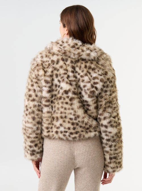 Cazadora de pelo sintético - Kiabi Cazadora de pelo sintético - Kiabi