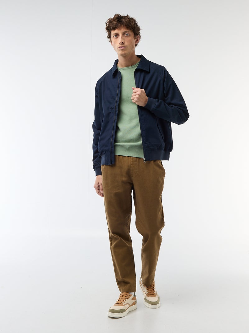 Cazadora de twill Azul - Kiabi