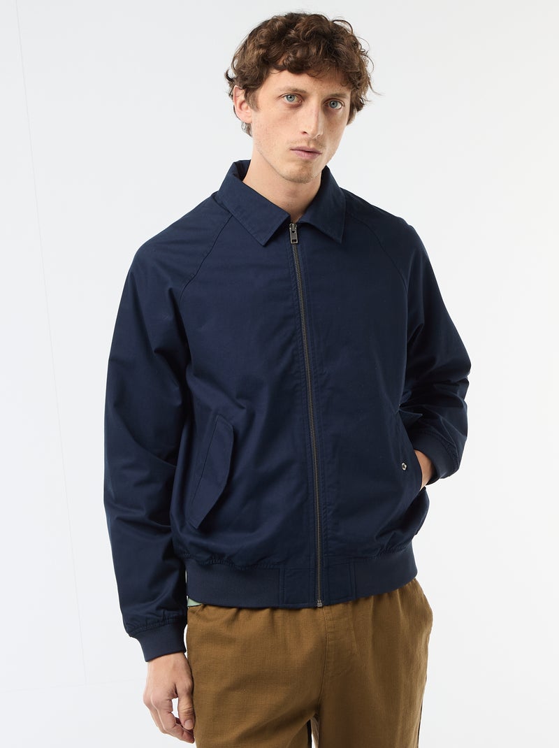 Cazadora de twill Azul - Kiabi