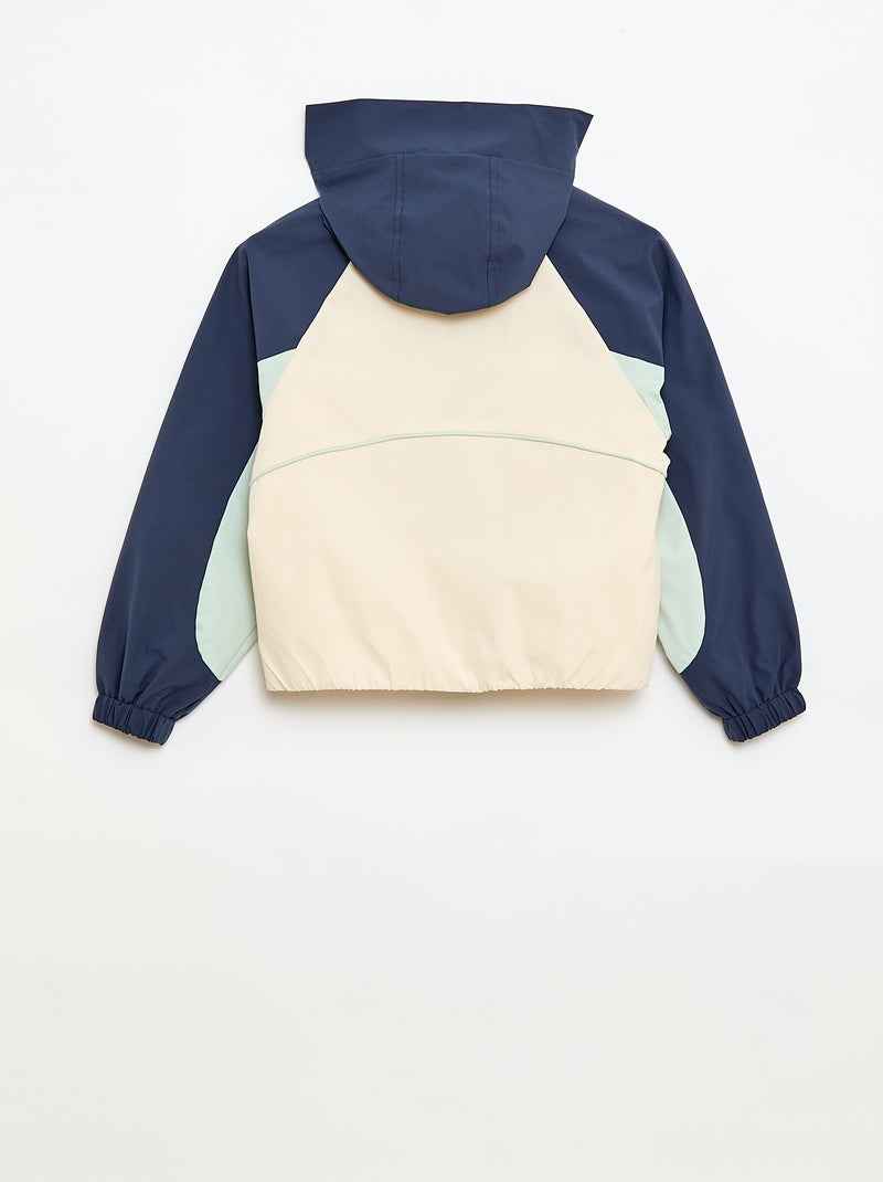 Cazadora deportiva con capucha Blanco - Kiabi