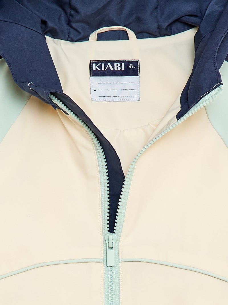 Cazadora deportiva con capucha Blanco - Kiabi