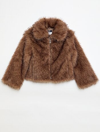 Cazadora efecto pelo