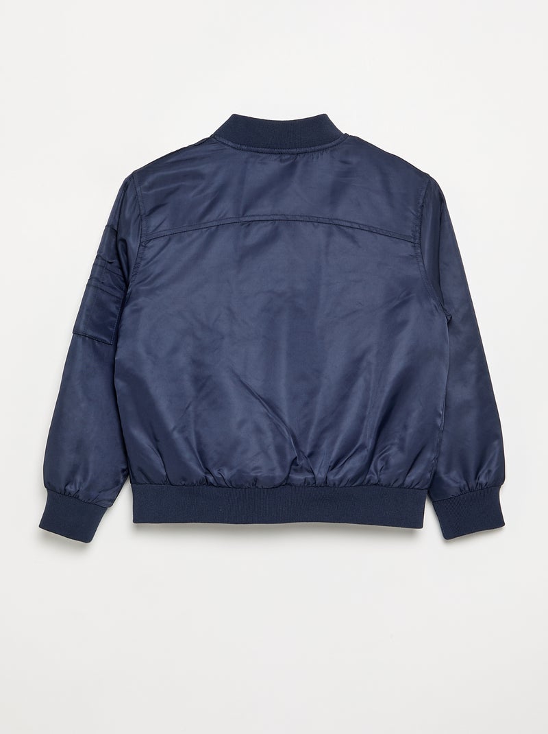 Cazadora estilo aviador Azul - Kiabi