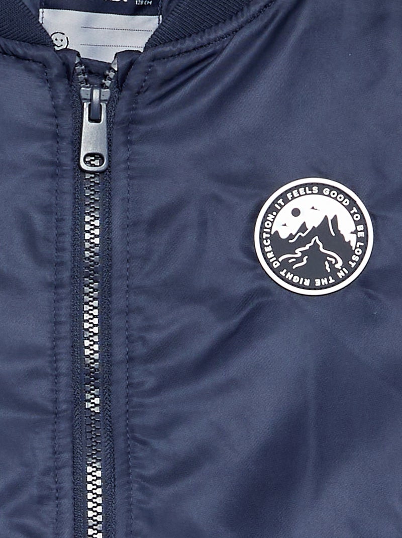 Cazadora estilo aviador Azul - Kiabi
