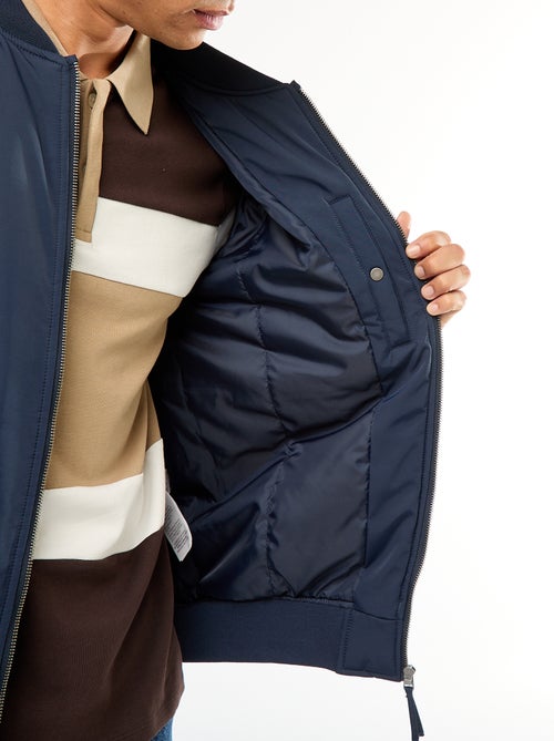 Cazadora estilo aviador con bolsillos de fuelle de doble entrada - Kiabi