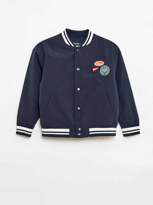 Cazadora estilo aviador con botones a presión - Kiabi