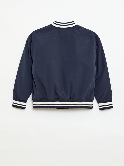 Cazadora estilo aviador con botones a presión - Kiabi