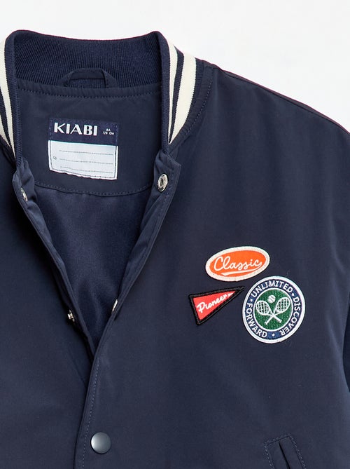 Cazadora estilo aviador con botones a presión - Kiabi