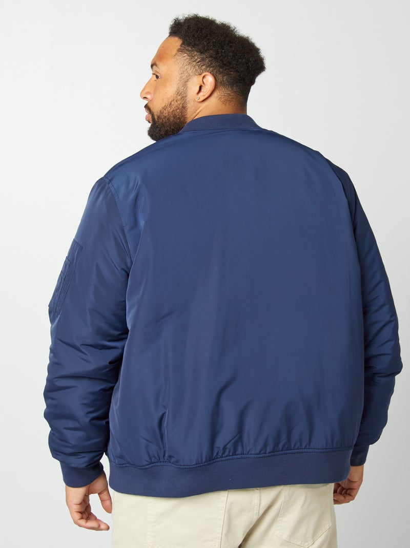 Cazadora estilo bomber AZUL - Kiabi