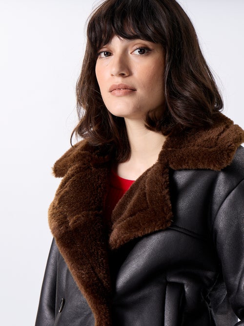 Cazadora estilo borrego - Kiabi