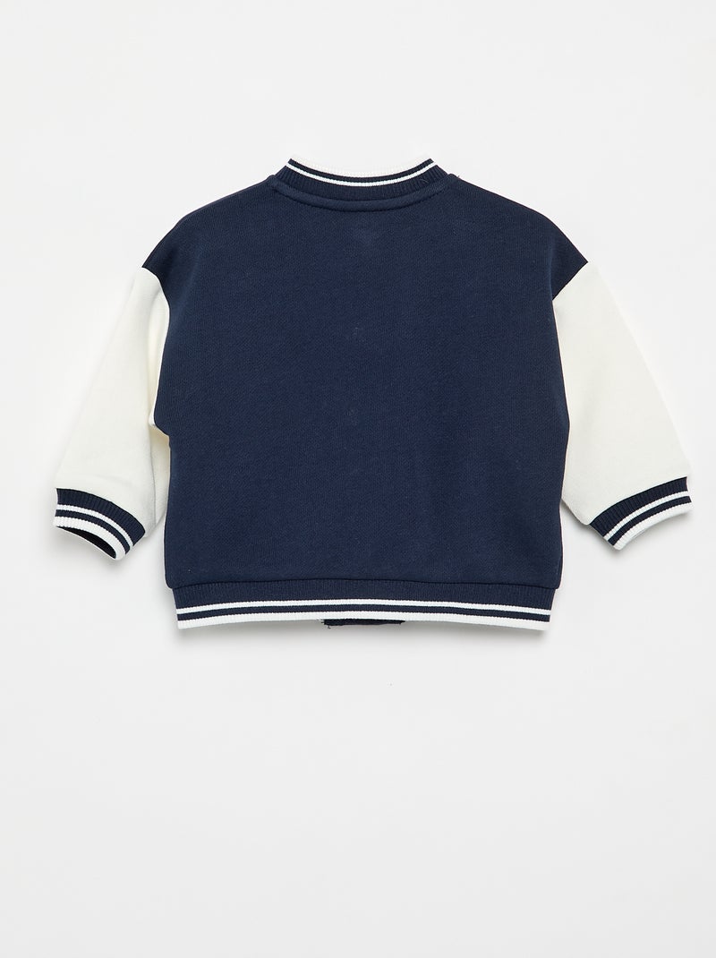 Cazadora estilo universitario americano Azul - Kiabi