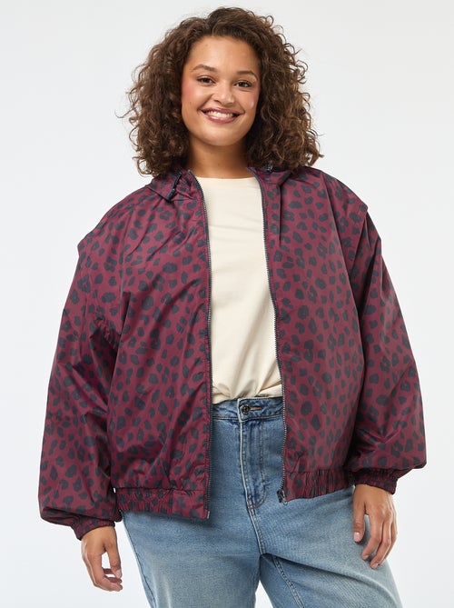 Cazadora impermeable estilo cortavientos con capucha - Kiabi