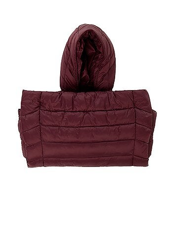 Cazadora ligera acolchada con capucha lisa