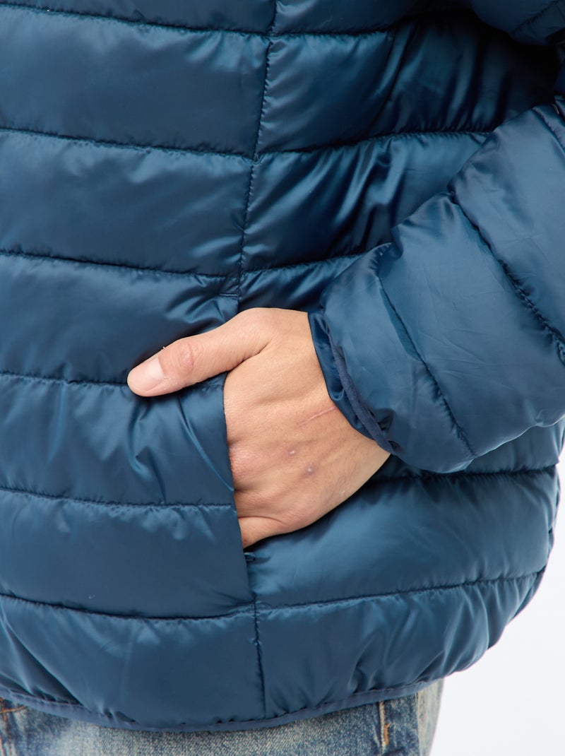 Cazadora ligera con capucha Azul - Kiabi