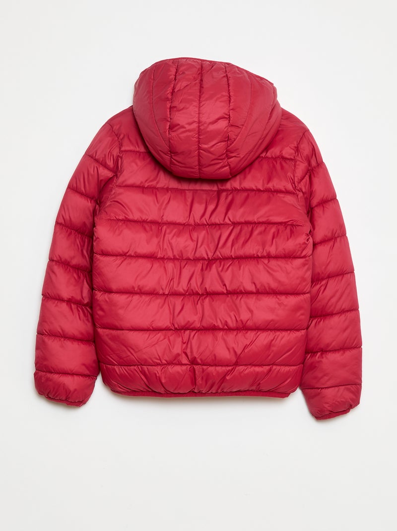 Cazadora ligera con capucha Fucsia - Kiabi