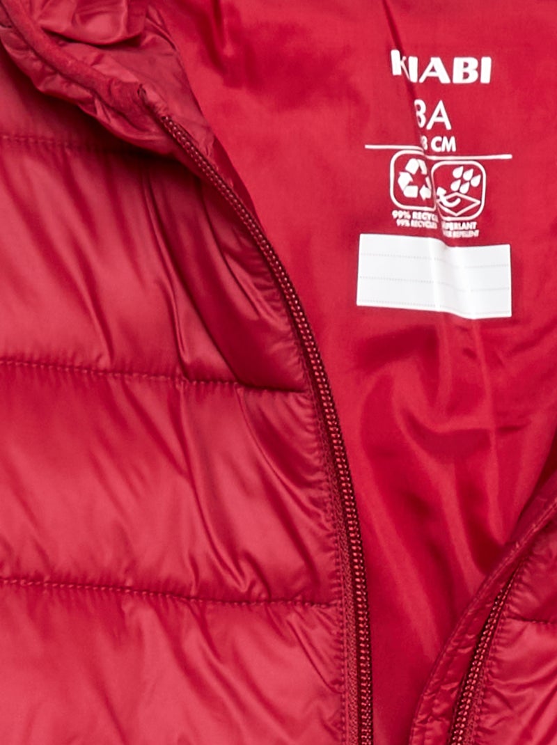 Cazadora ligera con capucha Fucsia - Kiabi