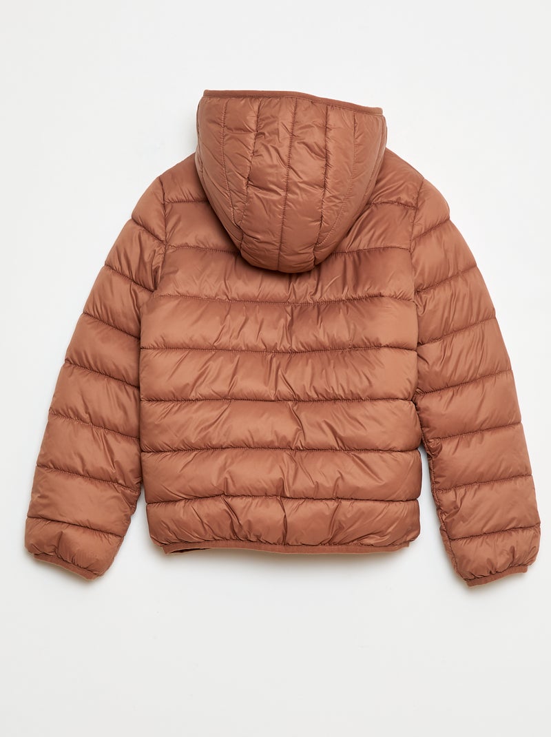 Cazadora ligera con capucha Marron - Kiabi