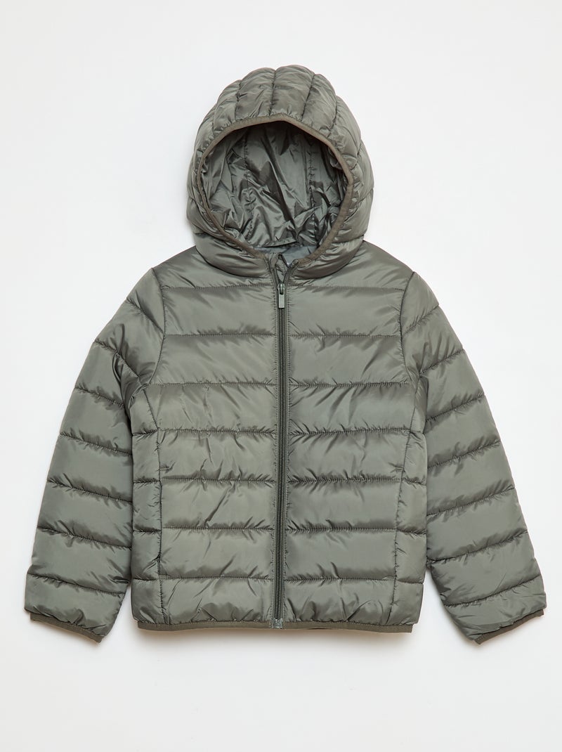 Cazadora ligera con capucha Verde - Kiabi