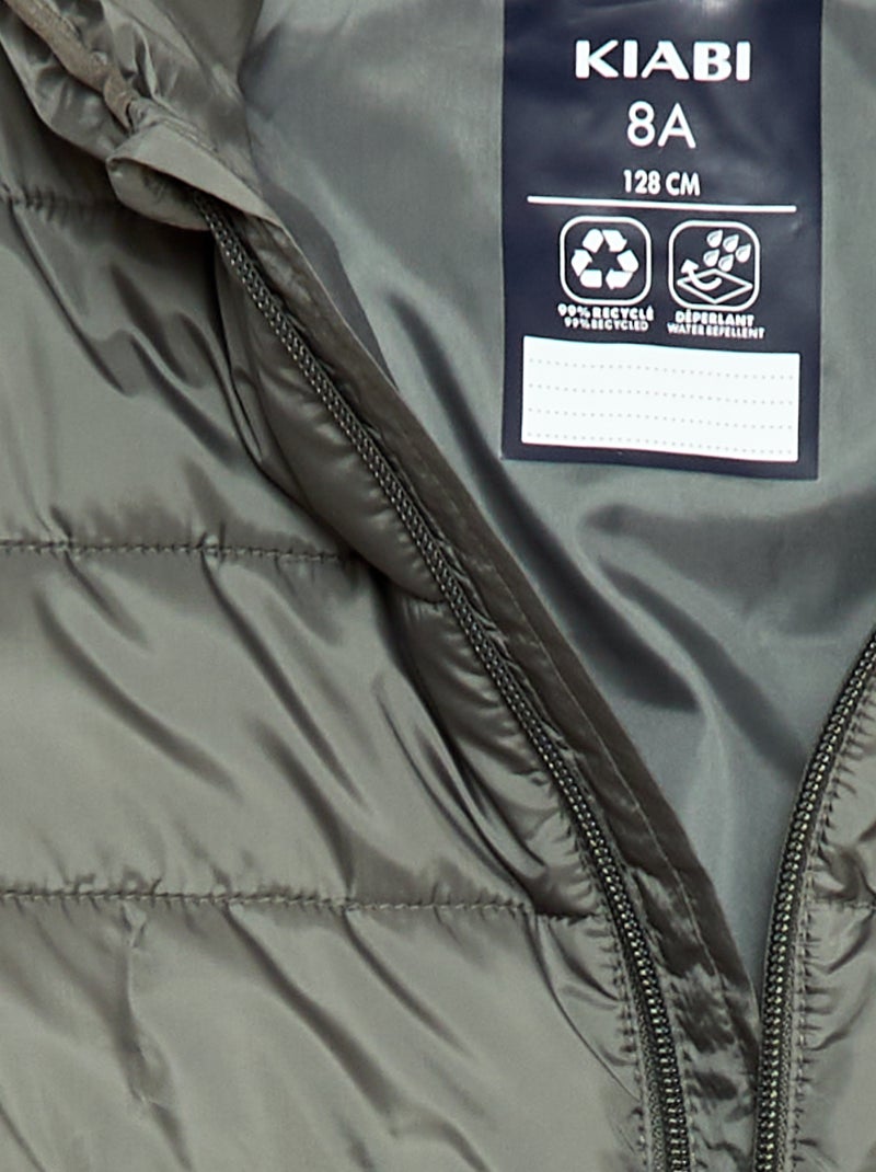 Cazadora ligera con capucha Verde - Kiabi