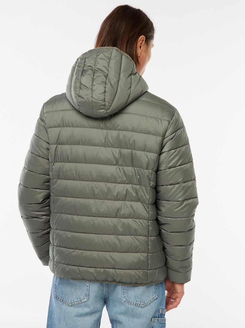 Cazadora ligera con capucha Verde - Kiabi