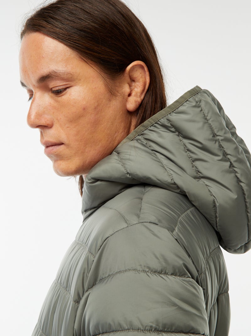 Cazadora ligera con capucha Verde - Kiabi