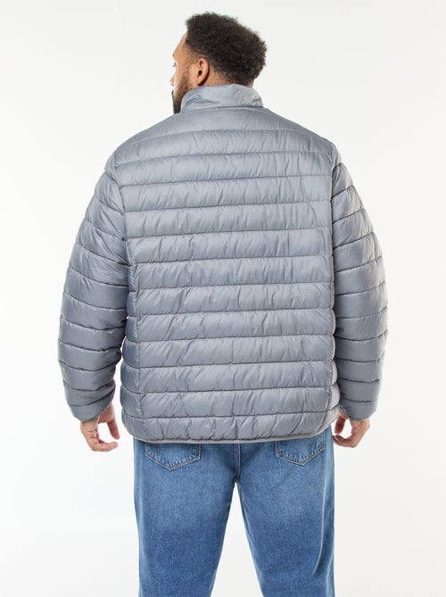 Cazadora ligera lisa de manga larga y cuello alto - Kiabi