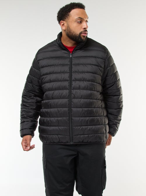 Cazadora ligera lisa de manga larga y cuello alto - Kiabi