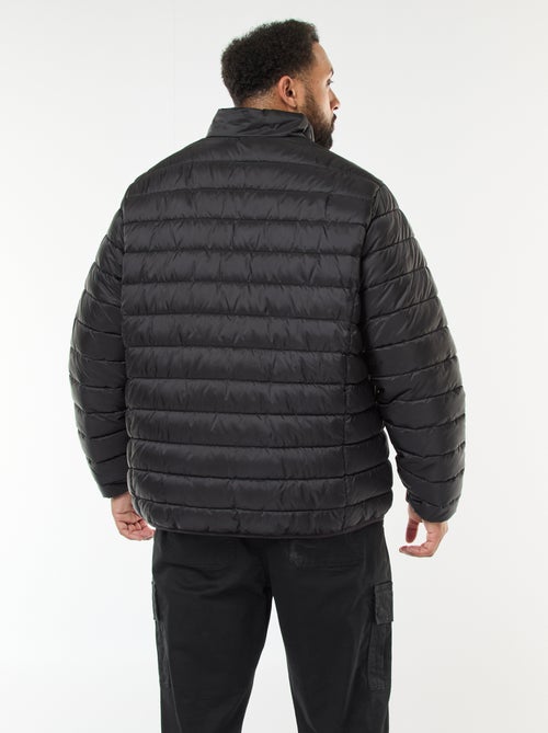 Cazadora ligera lisa de manga larga y cuello alto - Kiabi