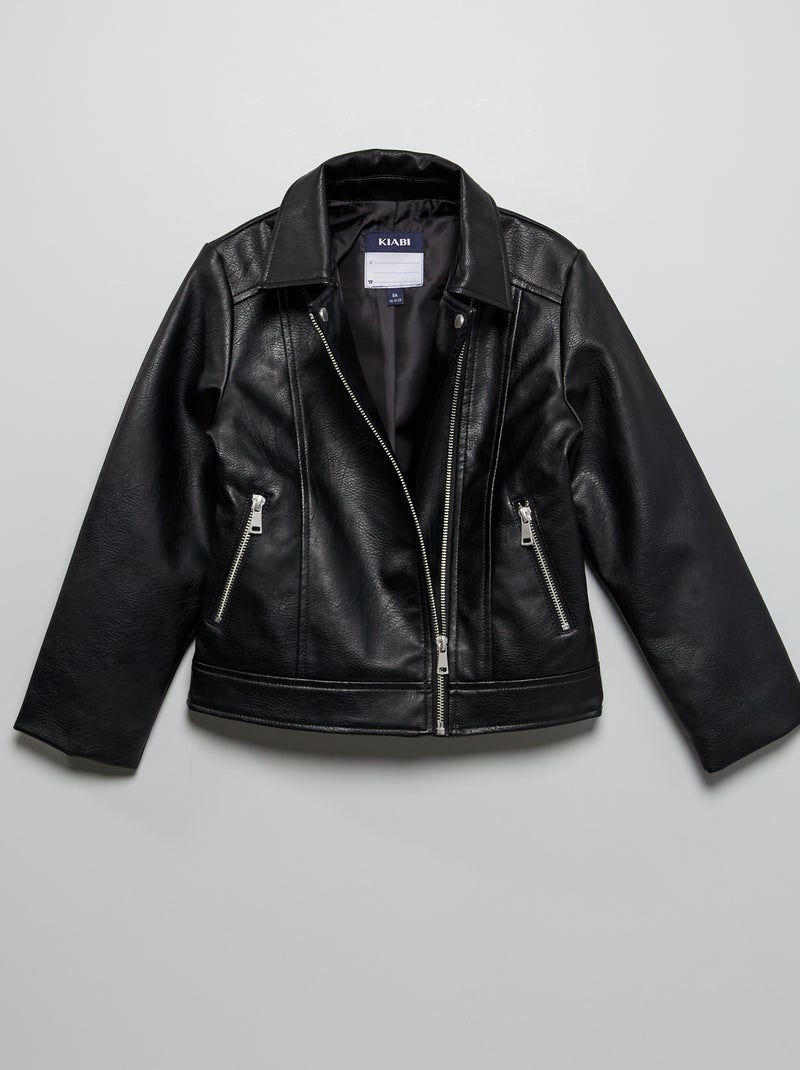 Cazadora Motera Chaqueta De Cuero Primark Chaqueta Militar Mujer